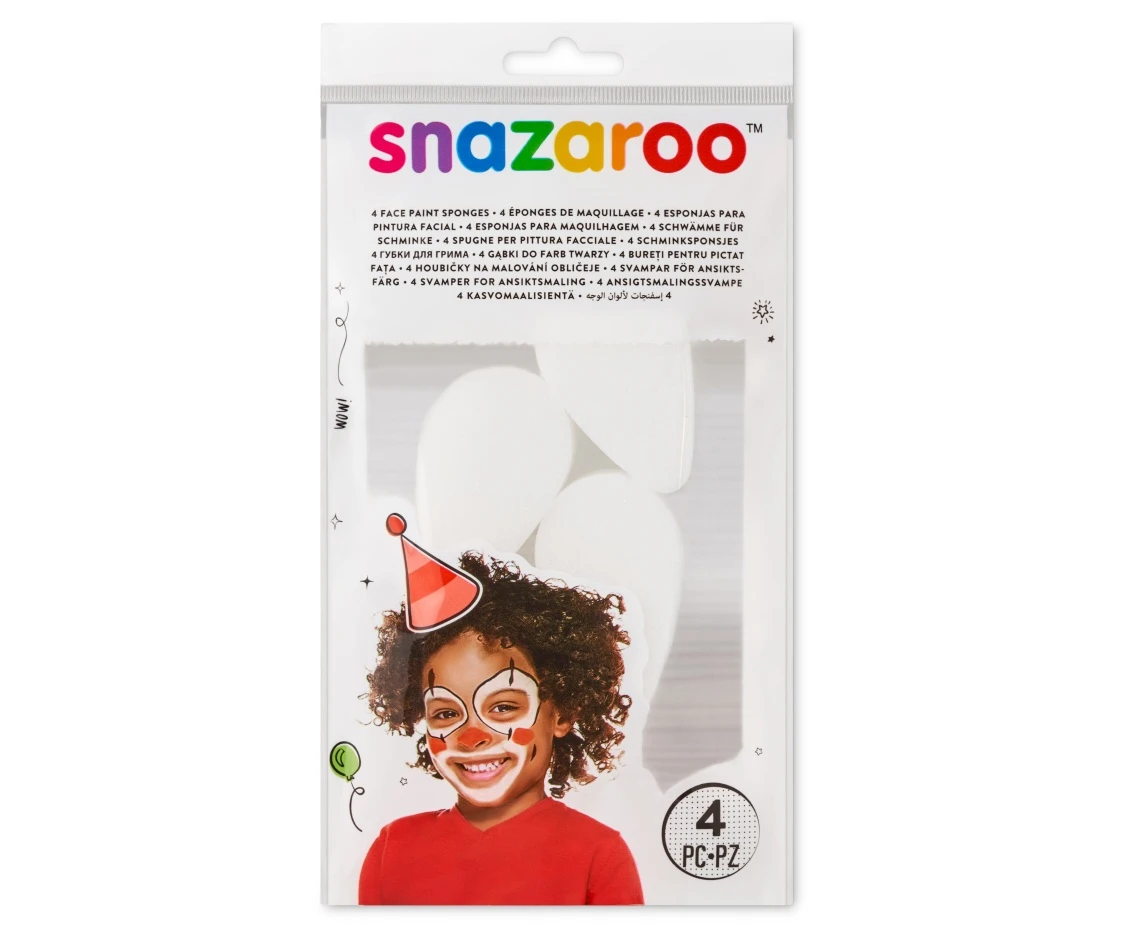 Face painting sponges 4 pcs.